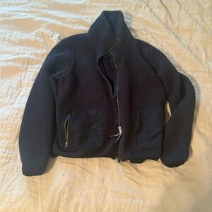 Cozy Black Fleece Jacket